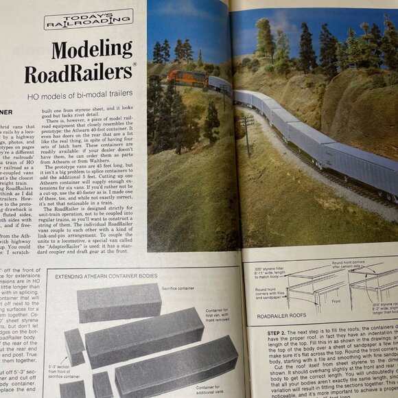Model Railroader Magazine July 1982 Vol 49 No 87 Train Enthusiast u - Picture 7 of 12